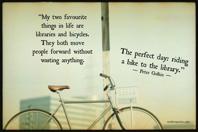 Dobbel lykke: Sykle til biblioteket!